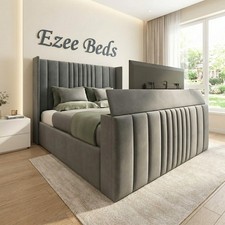 Manhattan Upholstered TV Bed