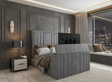 Maya TV Bed Frame Plush Velvet