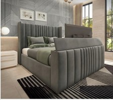 Manhattan Upholstered TV Bed