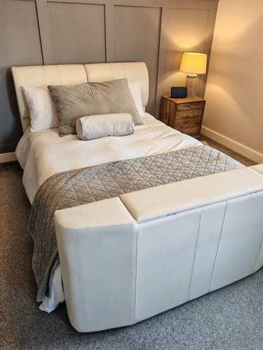 Double bed with storage - bed,