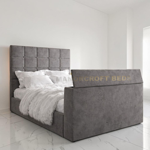 Cube style bed frame with - cube,