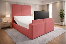 Dora Plain Upholstered TV Bed