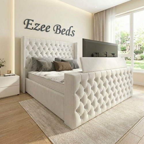 Chesterfield bed frame - chesterfield, tv