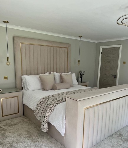 Linestyle art deco - deco, bed